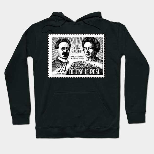 Rosa Luxemburg and  Karl Liebknecht Hoodie by truthtopower